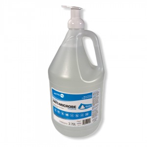 Anti-microbe alcool free foam hand sanitizer with pump 3.78 liter (jug)