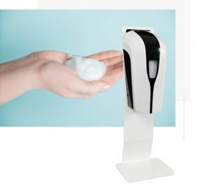 Touchless contact free hand sanitizer